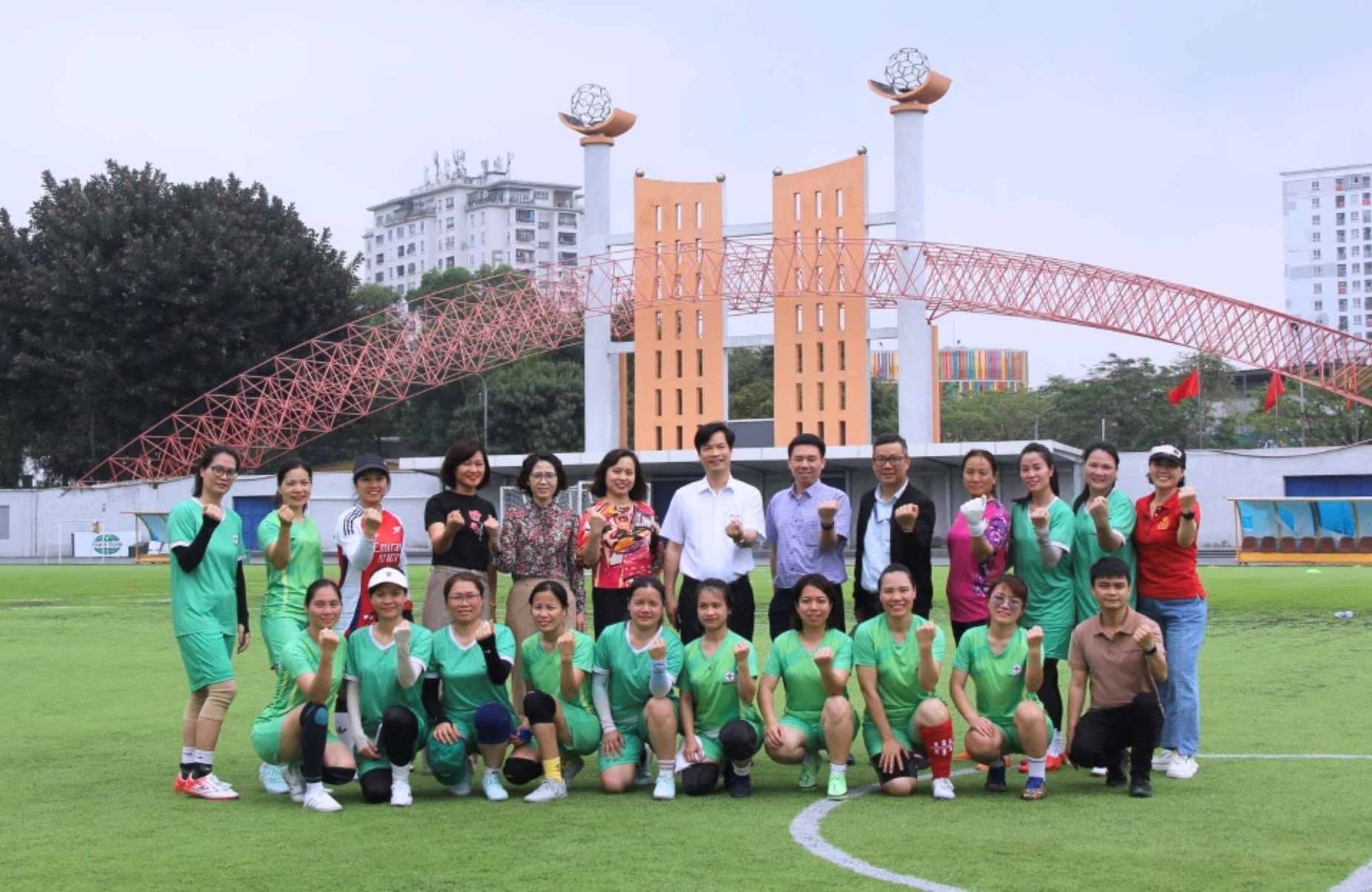 Nữ EVNHANOI sẵn sàng tranh tài tại Giải bóng đá Nữ CBCNV EVN năm 2026