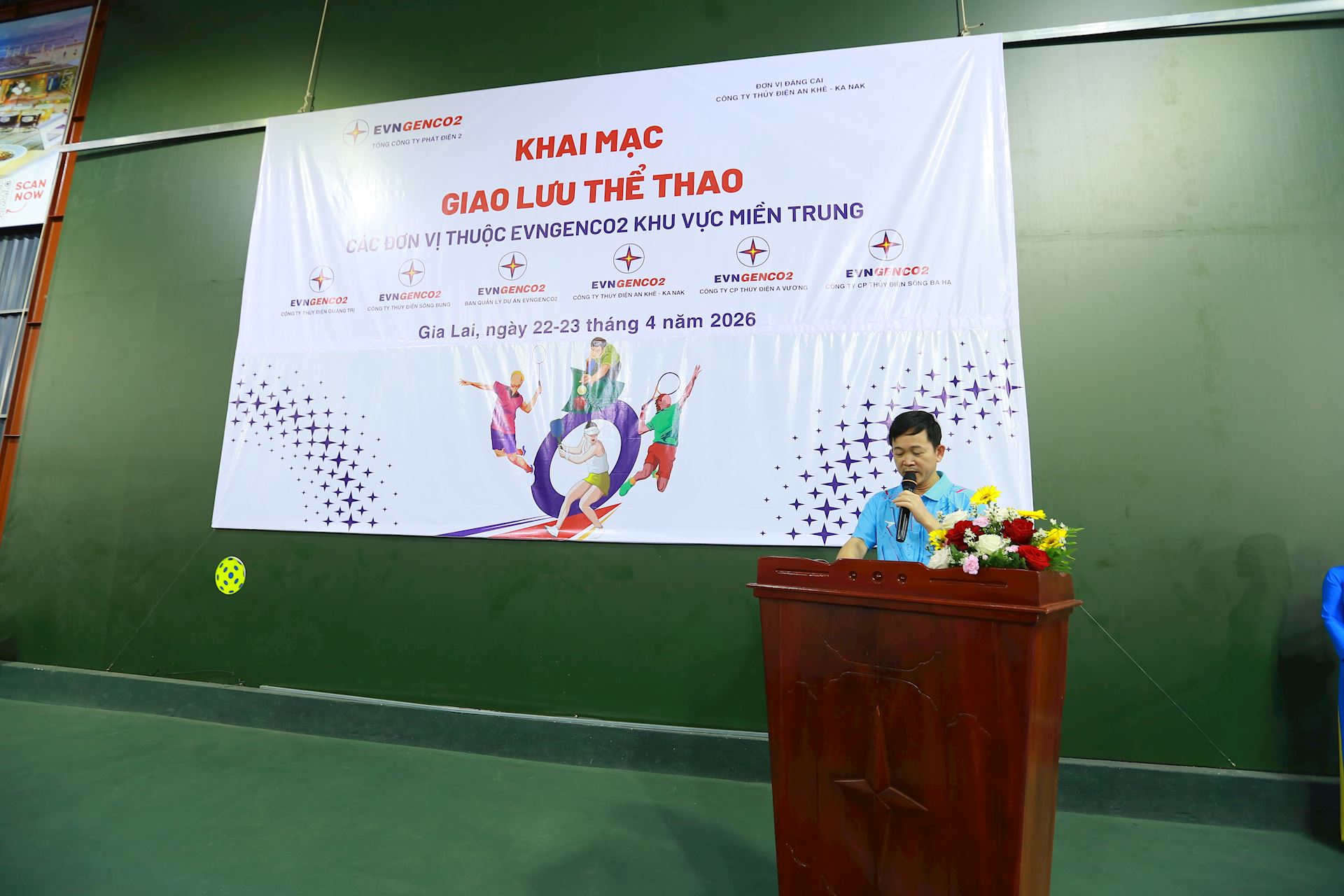 Sôi nổi Giao lưu thể thao các đơn vị EVNGENCO2 khu vực miền Trung năm 2026  1