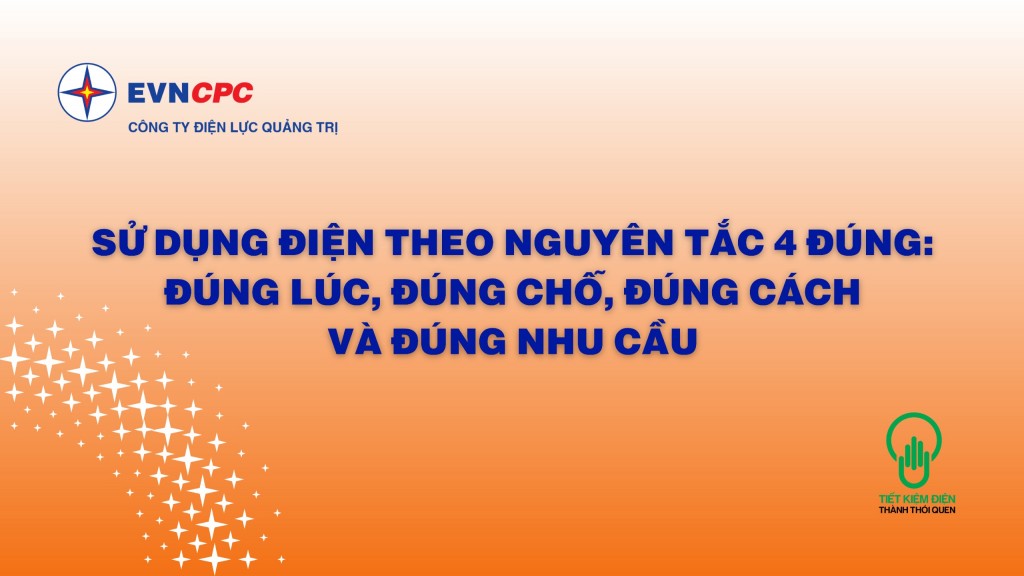 Tiết kiệm điện tại Quảng Trị: Chuyển biến từ nhận thức đến hành động 4