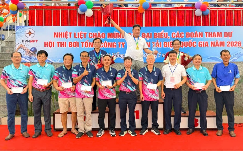 TỔNG CÔNG TY TRUYỀN TẢI ĐIỆN QUỐC GIA TỔ CHỨC HỘI THI BƠI CNVCLĐ NĂM 2026 5