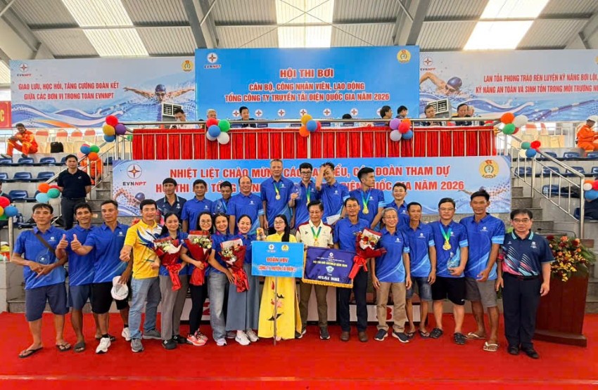 TỔNG CÔNG TY TRUYỀN TẢI ĐIỆN QUỐC GIA TỔ CHỨC HỘI THI BƠI CNVCLĐ NĂM 2026 7