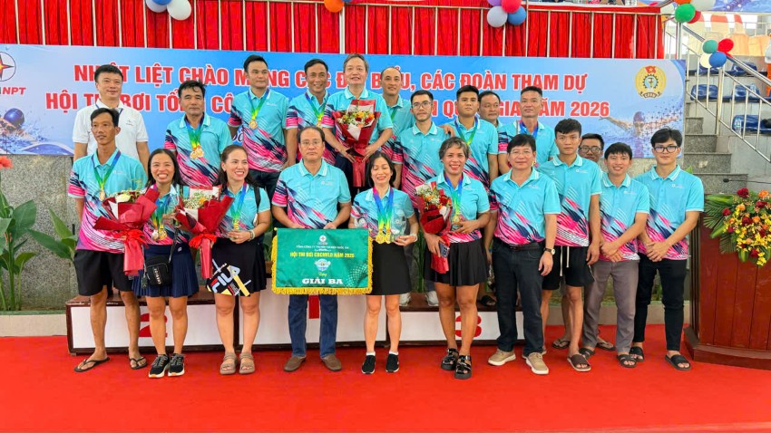 TỔNG CÔNG TY TRUYỀN TẢI ĐIỆN QUỐC GIA TỔ CHỨC HỘI THI BƠI CNVCLĐ NĂM 2026 8