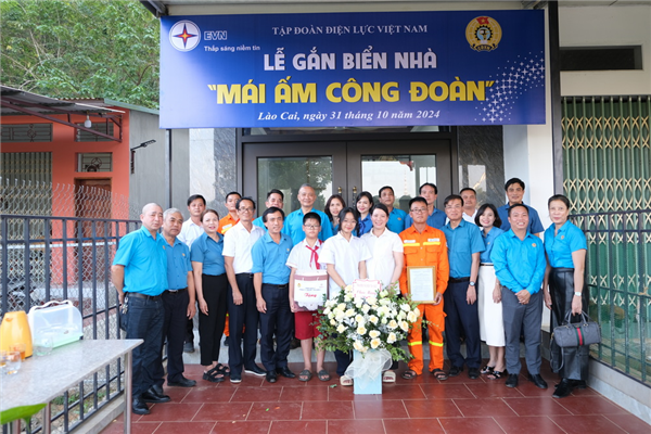 “Mái ấm Công đoàn” đầu tiên của Công ty Truyền tải điện 1