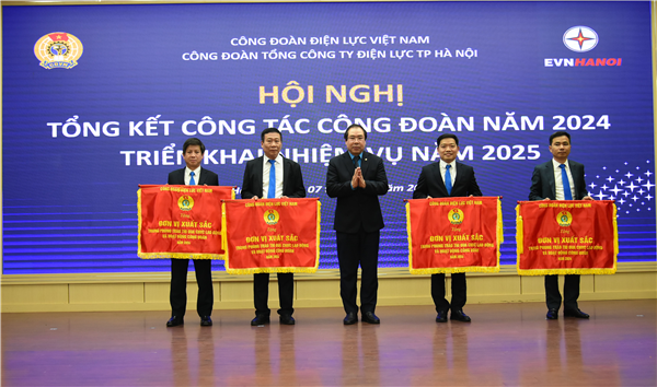 Công đoàn EVNHANOI hoàn thành xuất sắc nhiệm vụ năm 2024.