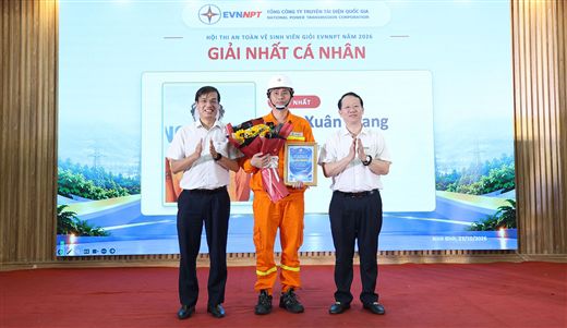 Trò chuyện với người đạt giải Nhất Hội thi ATVSV giỏi EVNNPT năm 2026:  An toàn phải bắt đầu từ ý thức và trách nhiệm của mỗi người lao động