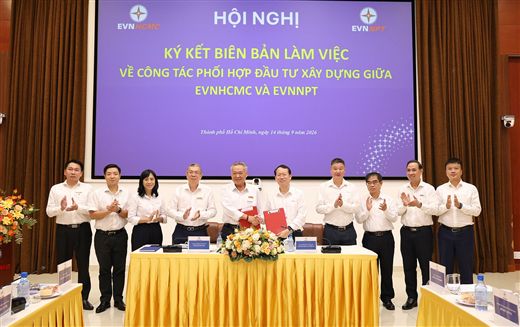 EVNNPT và EVNHCMC tăng cường phối hợp nhằm bảo đảm điện cho TP.HCM giai đoạn 2026-2030