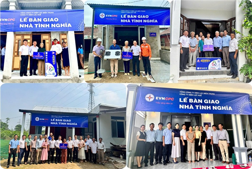 PC Huế: Hoàn thành và bàn giao 05 nhà tình nghĩa cho các gia đình có hoàn cảnh đặc biệt khó khăn