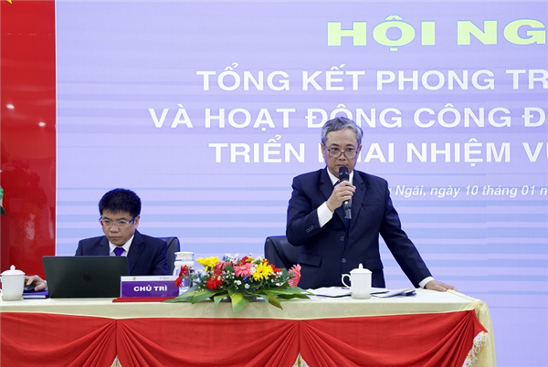 PC Quảng Ngãi: Tổng kết phong trào CNVCLĐ, hoạt động công đoàn năm 2024 