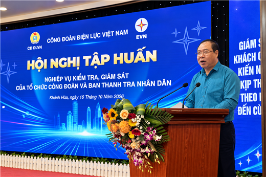Công đoàn Điện lực Việt Nam tập huấn nâng cao nghiệp vụ kiểm tra, giám sát của UBKT Công đoàn và Ban Thanh tra nhân dân