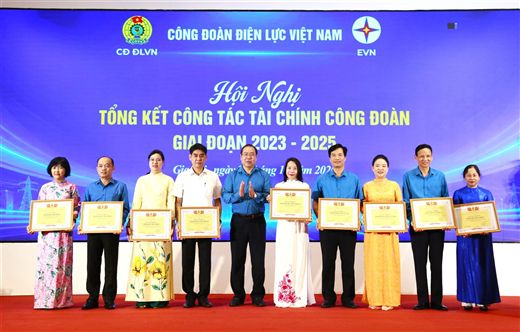 Công đoàn Điện lực Việt Nam tổng kết công tác tài chính giai đoạn 2023–2025