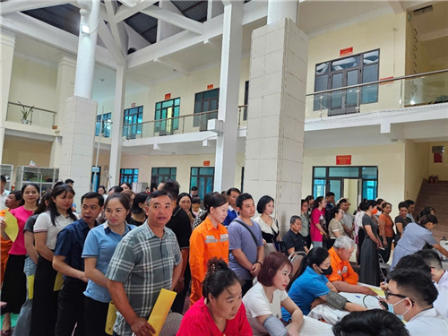 Điện lực Bảo Thắng lan toả tinh thần nhân ái qua “Ngày hội hiến máu tình nguyện” năm 2025