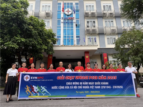 Sôi nổi Giải chạy UPRACE PCCB 2025 – Sức trẻ ngành điện Cao Bằng