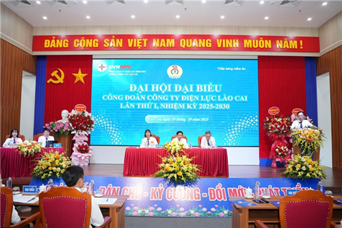 Đại hội Đại biểu Công đoàn Công ty Điện lực Lào Cai lần thứ I, nhiệm kỳ 2025–2030