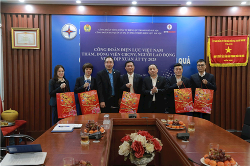 Công đoàn Điện lực Việt Nam tổ chức nhiều hoạt động chăm lo cho người lao động dịp Tết Bính Ngọ 2026 