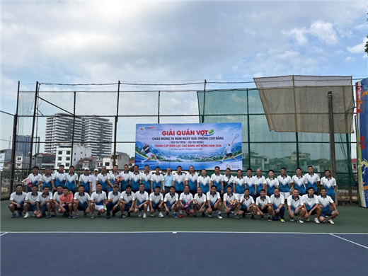 Sôi nổi Giải quần vợt tranh Cúp Điện lực Cao Bằng mở rộng năm 2026