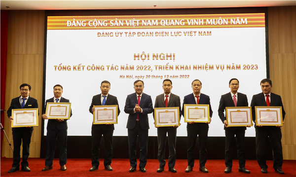 Đảng ủy EVN tổng kết công tác năm 2022 và triển khai nhiệm vụ năm 2023