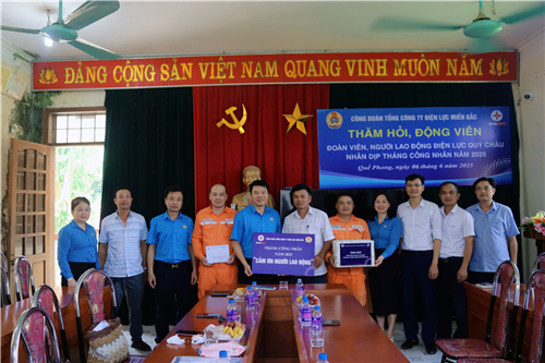 EVNNPC - chuỗi hoạt động Tháng công nhân và thăm hỏi động viên Người lao động Công ty Điện lực Nghệ An