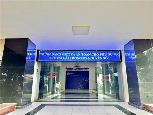 Công ty Điện lực Cao Bằng chung tay vì bình đẳng giới và an toàn cho phụ nữ, trẻ em gái trong kỷ nguyên số