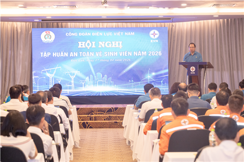160 cán bộ Công đoàn, ATVSV dự khóa tập huấn do Công đoàn Điện lực Việt Nam tổ chức 