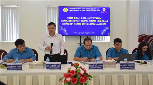 Công đoàn EVNSPC phát huy vai trò người lao động góp phần bảo đảm an ninh năng lượng quốc gia