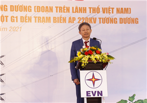 03 Ông Trần Đình Nhân, Tổng giám đốc EVN phát biểu tại Lễ phát động