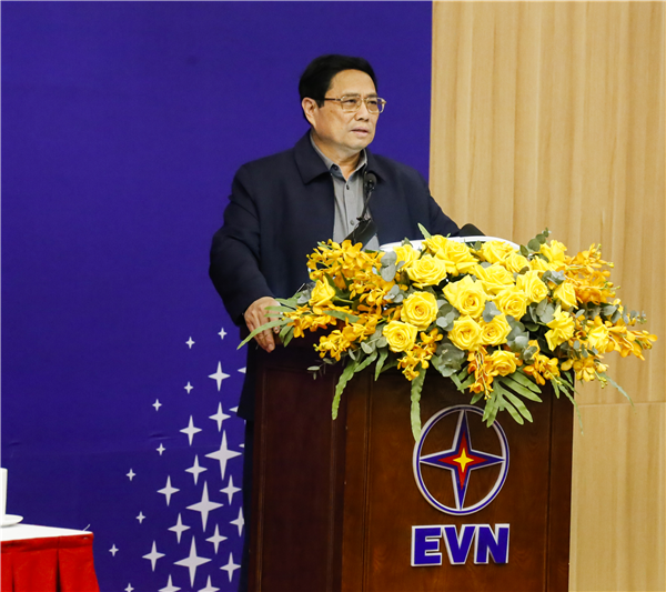 Thủ tướng Chính phủ Phạm Minh Chính phát biểu chỉ đạo tại buổi làm việc