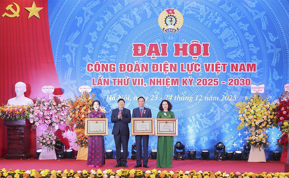 Đại hội Công đoàn Điện lực Việt Nam lần thứ VII: Dấu mốc định hình vai trò công đoàn trong giai đoạn phát triển mới của EVN 16