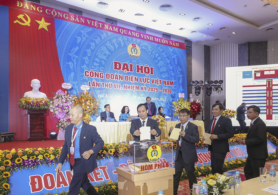 Đại hội Công đoàn Điện lực Việt Nam lần thứ VII: Dấu mốc định hình vai trò công đoàn trong giai đoạn phát triển mới của EVN 6