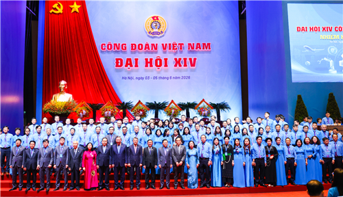 Khai mạc trọng thể Đại hội XIV Công đoàn Việt Nam, nhiệm kỳ 2026 - 2031