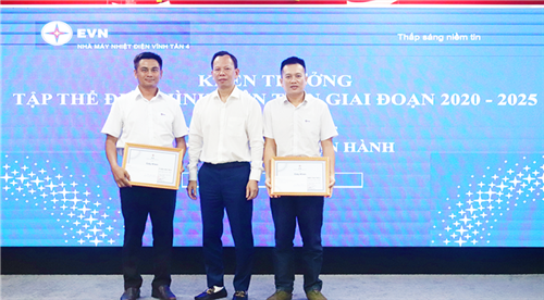 Tỏa sáng những tấm gương điển hình tiên tiến giai đoạn 2020-2025 – Lan tỏa khí thế thi đua tại Nhà máy Nhiệt điện Vĩnh Tân 4