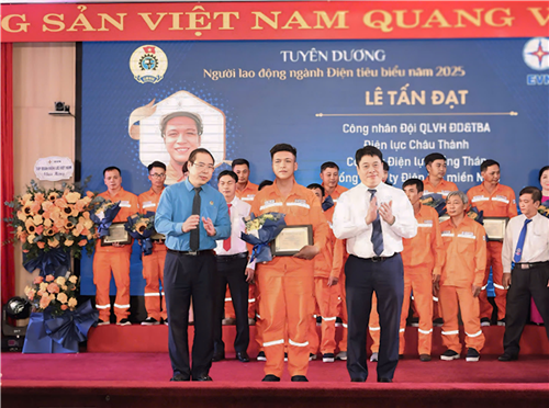 Người công nhân trẻ với trái tim hồng, gương mặt tiêu biểu ngành Điện năm 2025