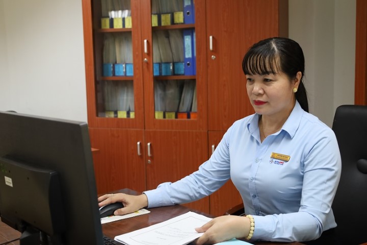 Nữ công nhân say mê hoạt động phong trào