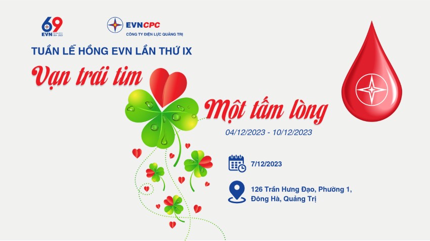 Quảng Trị: Sẵn sàng cho Tuần lễ hồng EVN lần thứ IX - 2023