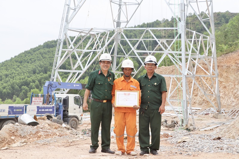 Cựu Chiến Binh Góp Sức Xây Dựng Công Trình Đường Dây 500kV mạch 3