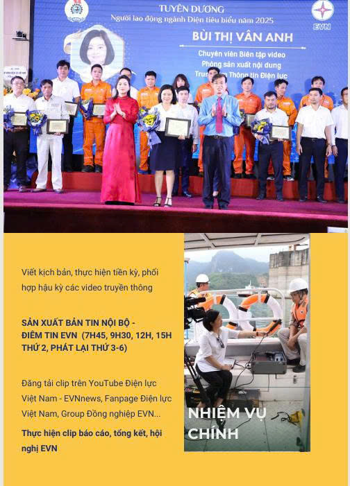 Bùi Thị Vân Anh - Người lao động ngành Điện tiêu biểu năm 2025 1