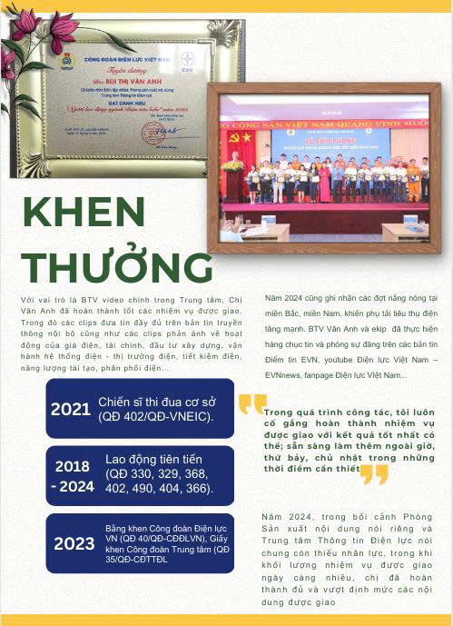Bùi Thị Vân Anh - Người lao động ngành Điện tiêu biểu năm 2025 3