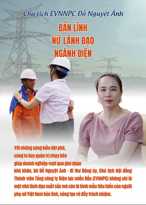 Chủ tịch EVNNPC Đỗ Nguyệt Ánh: Dấu ấn bản lĩnh và trí tuệ nữ lãnh đạo thời hội nhập