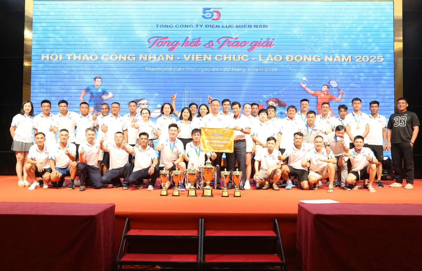 Hội thao công nhân viên chức lao động EVNSPC lần thứ XVII năm 2025 thành công tốt đẹp 7