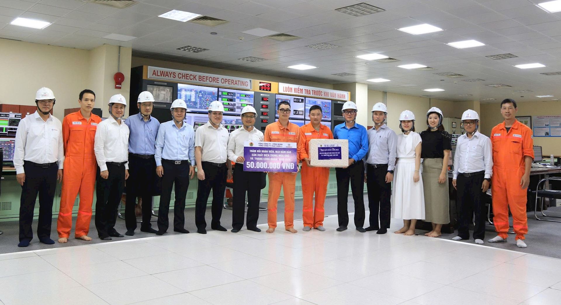 Công đoàn Tổng Công ty Phát điện 3 động viên, chăm sóc sức khoẻ NLĐ đảm bảo cung cấp điện thời tiết nắng nóng và nhân “Tháng Công nhân” năm 2026.  2