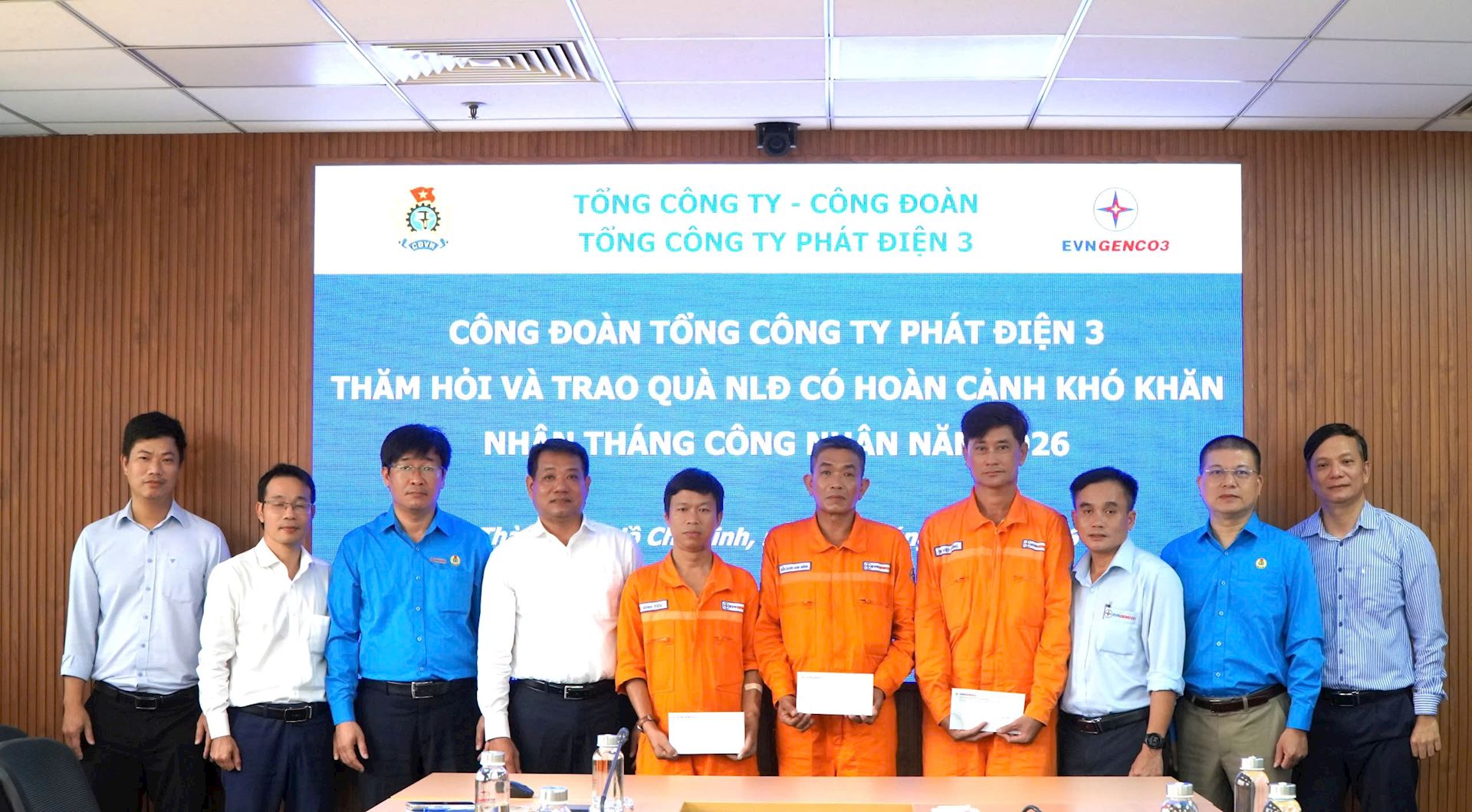 Công đoàn Tổng Công ty Phát điện 3 động viên, chăm sóc sức khoẻ NLĐ đảm bảo cung cấp điện thời tiết nắng nóng và nhân “Tháng Công nhân” năm 2026.  5