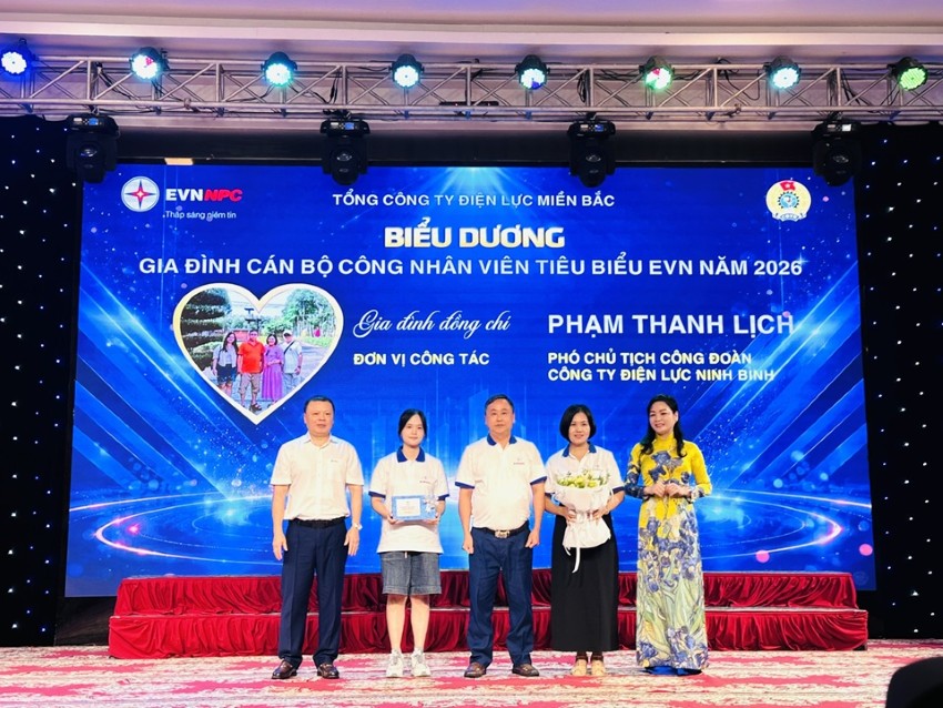 Giữ lửa yêu thương, vun đắp thành công – Câu chuyện về gia đình đồng chí Phạm Thanh Lịch , Phó chủ tịch Công đoàn Công ty Điện lực Ninh Bình 4