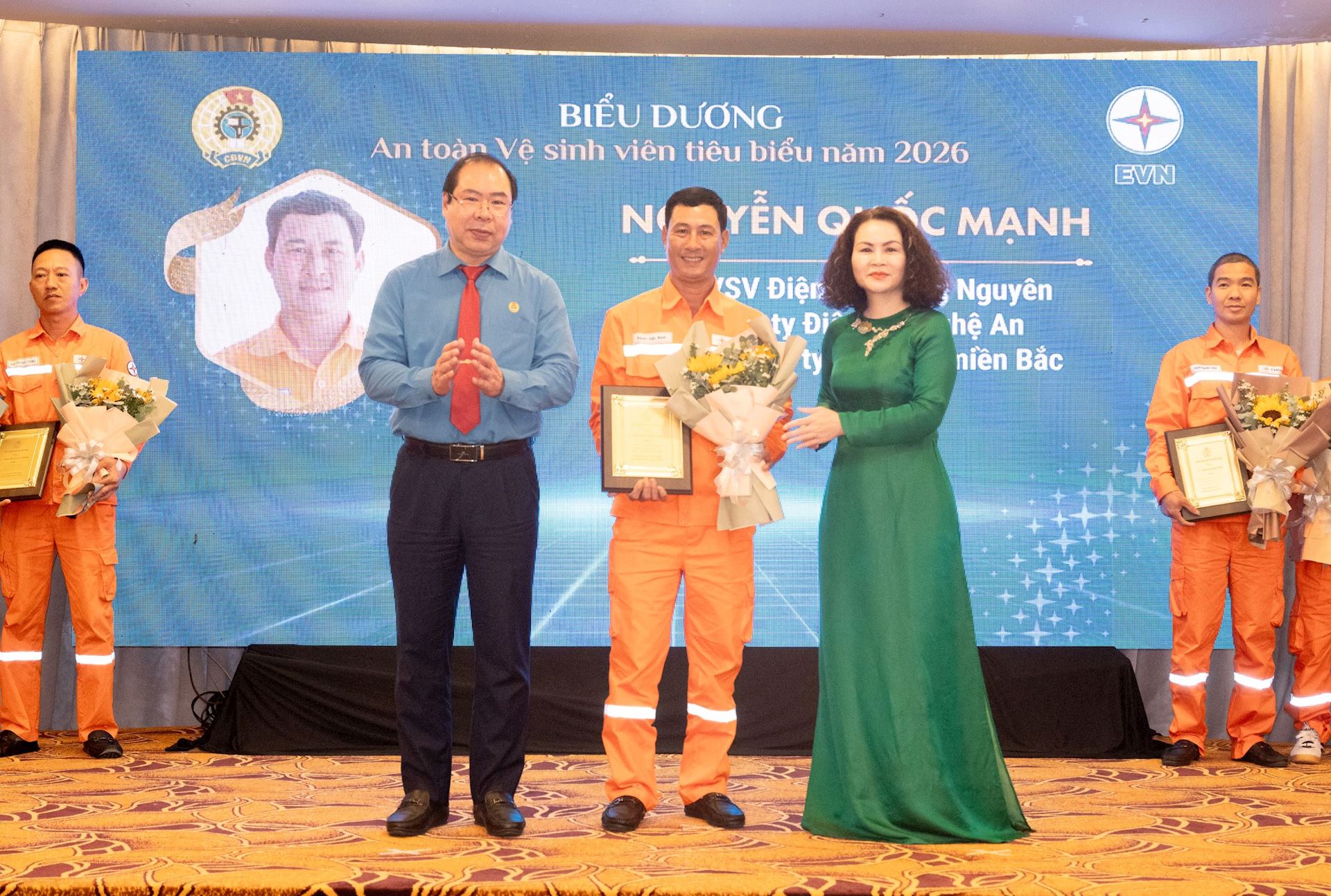 Nguyễn Quốc Mạnh - Gương sáng An toàn vệ sinh viên tiêu biểu ngành Điện năm 2026