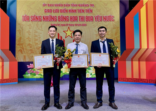 Ba cá nhân của PC Quảng Trị được vinh danh điển hình tiên tiến trong phong trào thi đua yêu nước giai đoạn 2020–2025