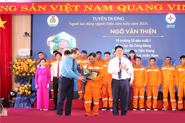Anh công nhân ngành điện tiêu biểu của mảnh đất Gò Công