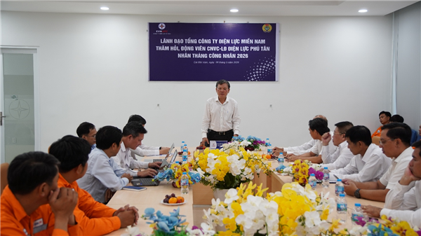 Tháng công nhân tại Công ty Điện lực Cà Mau