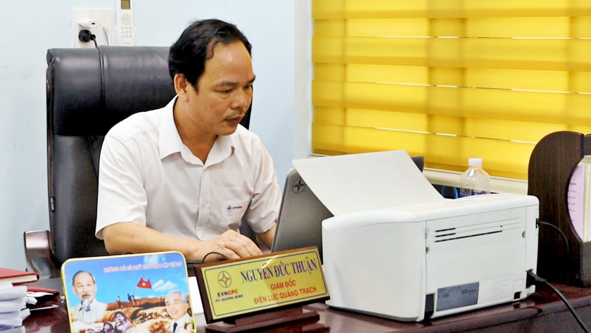 Người cán bộ lãnh đạo nhiệt huyết của Điện lực Quảng Trạch