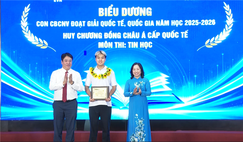🏆 VINH DANH 85 HỌC SINH XUẤT SẮC VÀ 42 GIA ĐÌNH EVN TIÊU BIỂU NĂM 2026