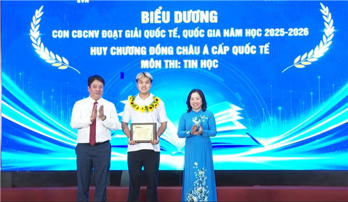 🏆 VINH DANH 85 HỌC SINH XUẤT SẮC VÀ 42 GIA ĐÌNH EVN TIÊU BIỂU NĂM 2026