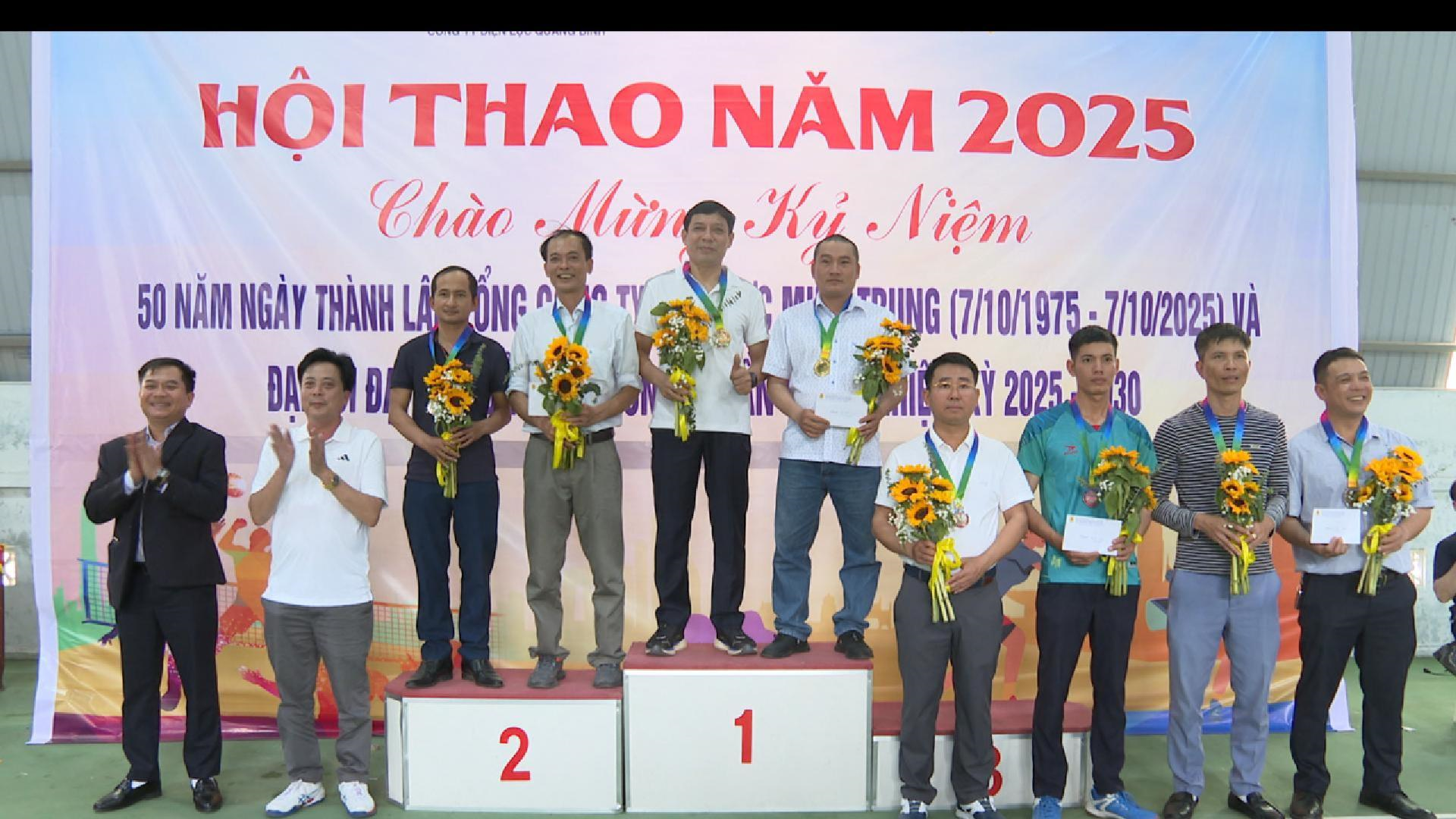 Sôi nổi hội thao CBCNV-LĐ PC Quảng Bình năm 2025
