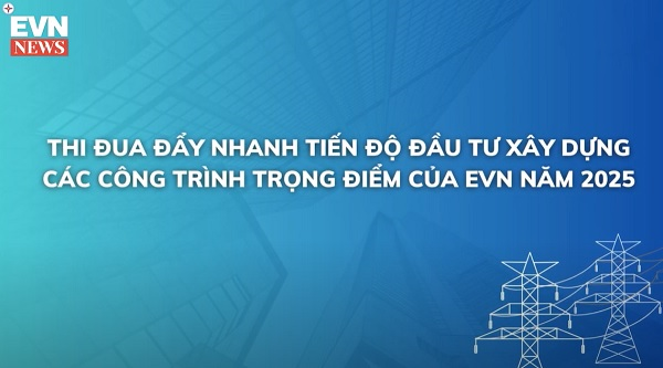 Thi đua đẩy nhanh tiến độ đầu tư xây dựng các công trình trọng điểm của EVN năm 2025